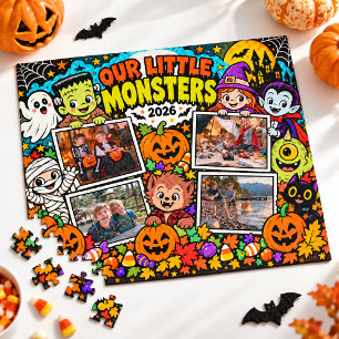 Onze Kleine Monsters Gepersonaliseerde Halloween-f Legpuzzel