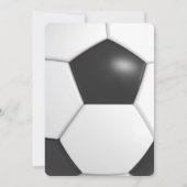 "Onze kleine MVP" Uitnodiging van de Voetbal van d (Achterkant)