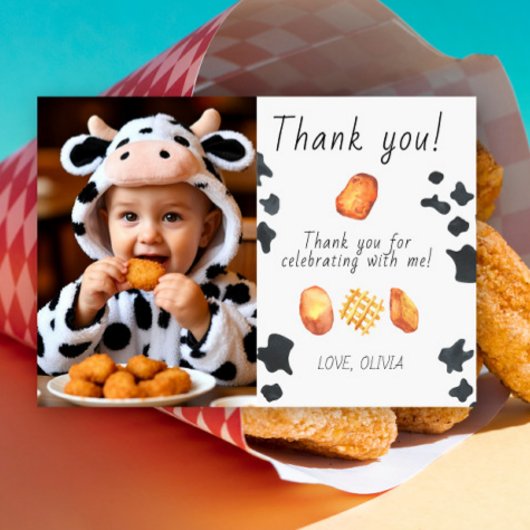 Onze Kleine Nugget Verjaardag Bedankt