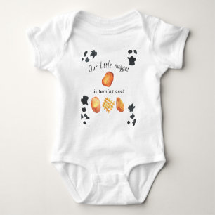 Onze Kleine Nugget wordt één Kinderverjaardag Romper