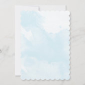 Onze kleine Paarse bloemenbloem Kaart (Achterkant)