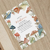 Onze kleine paddenstoel is onderweg! Baby shower I Kaart