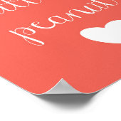 Onze kleine pinda poster (Hoek)