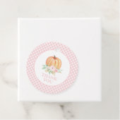 Onze kleine pomkin eerste verjaardag Dank je Bedankjes Labels (In situ)