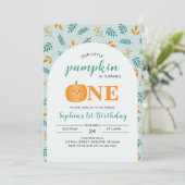 Onze kleine pompoen 1e verjaardag (Staand voorkant)