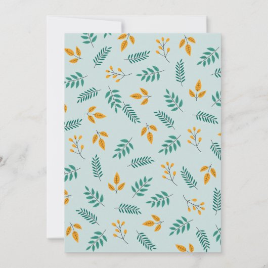 Onze kleine pompoen 1e verjaardag (Achterkant)