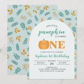 Onze kleine pompoen 1e verjaardag (Voorkant / Achterkant)