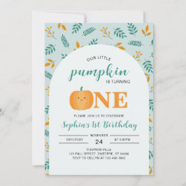 Onze kleine pompoen 1e verjaardag