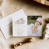 Onze kleine pompoen 1e verjaardag foto uitnodiging