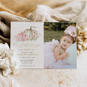 Onze kleine pompoen 1e verjaardag foto uitnodiging