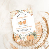 Onze kleine pompoen 1e verjaardag Herfst Kaart