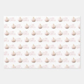 Onze kleine pompoen 1e verjaardag inpakpapier vel (Voorkant 3)