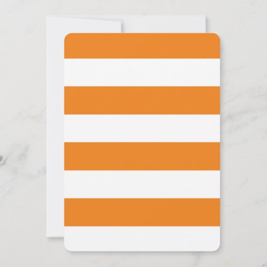 Onze kleine pompoen 1e verjaardag kaart (Achterkant)