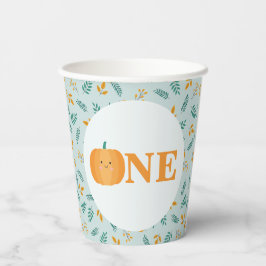 Onze kleine pompoen 1e verjaardag papieren bekers