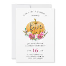 Onze kleine pompoen 5e verjaardag