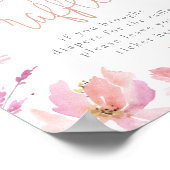 Onze kleine pompoen Baby shower luier Raffle Teken Poster (Hoek)