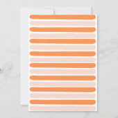 Onze kleine pompoen Baby shower uitnodiging (Achterkant)