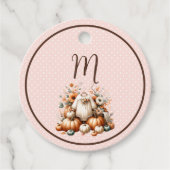 Onze kleine pompoen bedankjes labels (Voorkant)