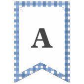 Onze kleine pompoen / blauwe vrachtwagen verjaarda vlaggetjes (Derde vlag)