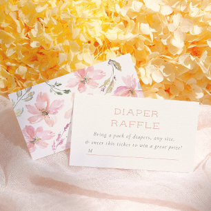 Onze Kleine Pompoen Bloemrijke Luier Raffle Informatiekaartje