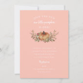 Onze kleine pompoen draaien een herfst op zondag kaart (Voorkant)