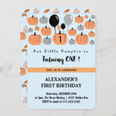 Onze kleine pompoen draaien een inventievaller. kaart (Voorkant / Achterkant)