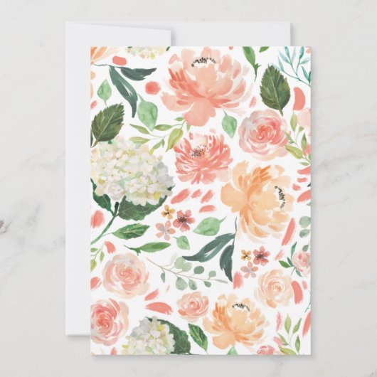 Onze kleine pompoen draaien één uitnodiging om (Achterkant)