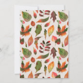 onze kleine pompoen eerste verjaardag kaart (Achterkant)