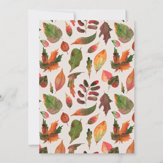 onze kleine pompoen eerste verjaardag kaart (Achterkant)