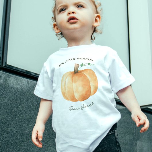 Onze kleine pompoen eerste verjaardag T-shirt