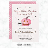 Onze kleine pompoen Halloween verjaardag elk jaar Kaart