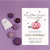 Onze kleine pompoen Halloween verjaardag elk jaar Kaart