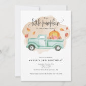 Onze kleine pompoen Herfst Boerderij vrachtwagen V Kaart (Voorkant)