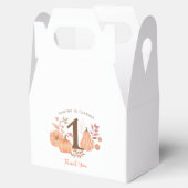 Onze kleine pompoen Herfst Eerste Verjaardag Bedankdoosjes (Geopend)