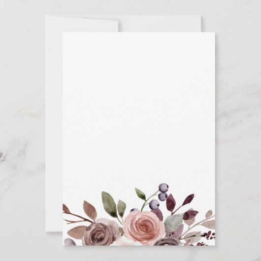 Onze kleine pompoen herfst eerste verjaardag Invi Kaart (Achterkant)