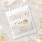 Onze Kleine Pompoen Herfst Herfst 2e Verjaardag Bedankzakje (Geknipt)