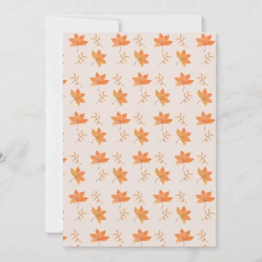 Onze Kleine Pompoen Herfst Herfst 2e Verjaardag Kaart (Achterkant)