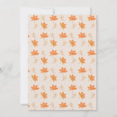 Onze kleine pompoen Herfst Herfst eerste 1e verjaa Kaart (Achterkant)