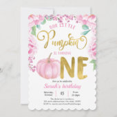 Onze kleine pompoen, herfst Herfst meisje, 1 verja Kaart (Voorkant)