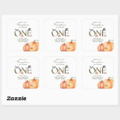 Onze kleine pompoen is een dank u Sticker (Vel)