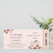 Onze kleine pompoen is één uitnodiging, 1e verjaar kaart (Staand voorkant)