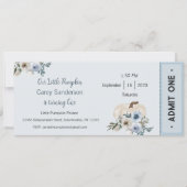 Onze kleine pompoen is één uitnodiging, 1e verjaar kaart (Voorkant)