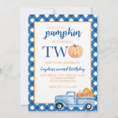 Onze kleine pompoen is twee blauwe vrachtwagen 2e kaart (Voorkant)