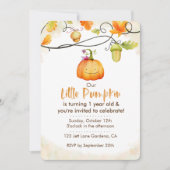 Onze kleine pompoen kaart (Voorkant)