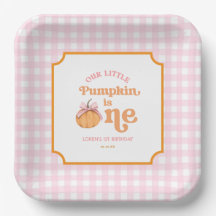 Onze Kleine Pompoen Meisje 1e Verjaardagsfeestje