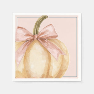 Onze Kleine Pompoen op Weg Herfst Baby Shower Servet