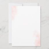 Onze kleine pompoen Sinaasappel bloemengoud Baby s Kaart (Achterkant)