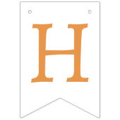 Onze kleine pompoen, Sinaasappel, Kinderen verjaar Vlaggetjes (Tweede vlag)