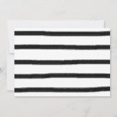 Onze kleine pompoen Soft Black geboorteaankondigin Aankondiging (Achterkant)