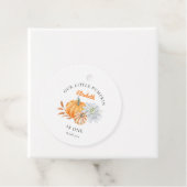 Onze kleine pompoen van 1 september Elegant Herfst Bedankjes Labels (In situ)